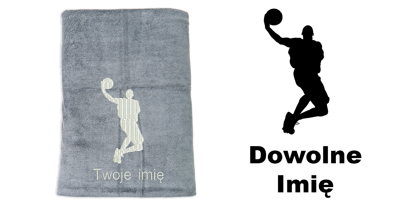 ręcznik szybkoschnący z mikrofibry dla koszykarza